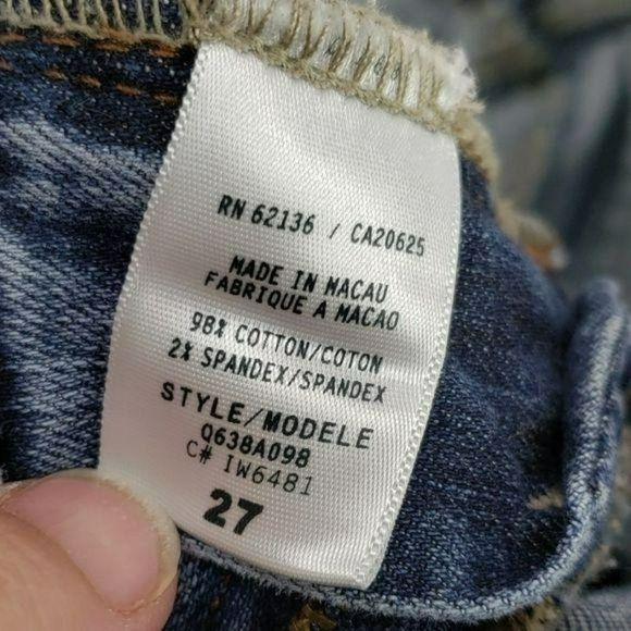 Guess Women's Sarah Skinny Medium Wash Jeans Size 27 - Picture 3 of 6